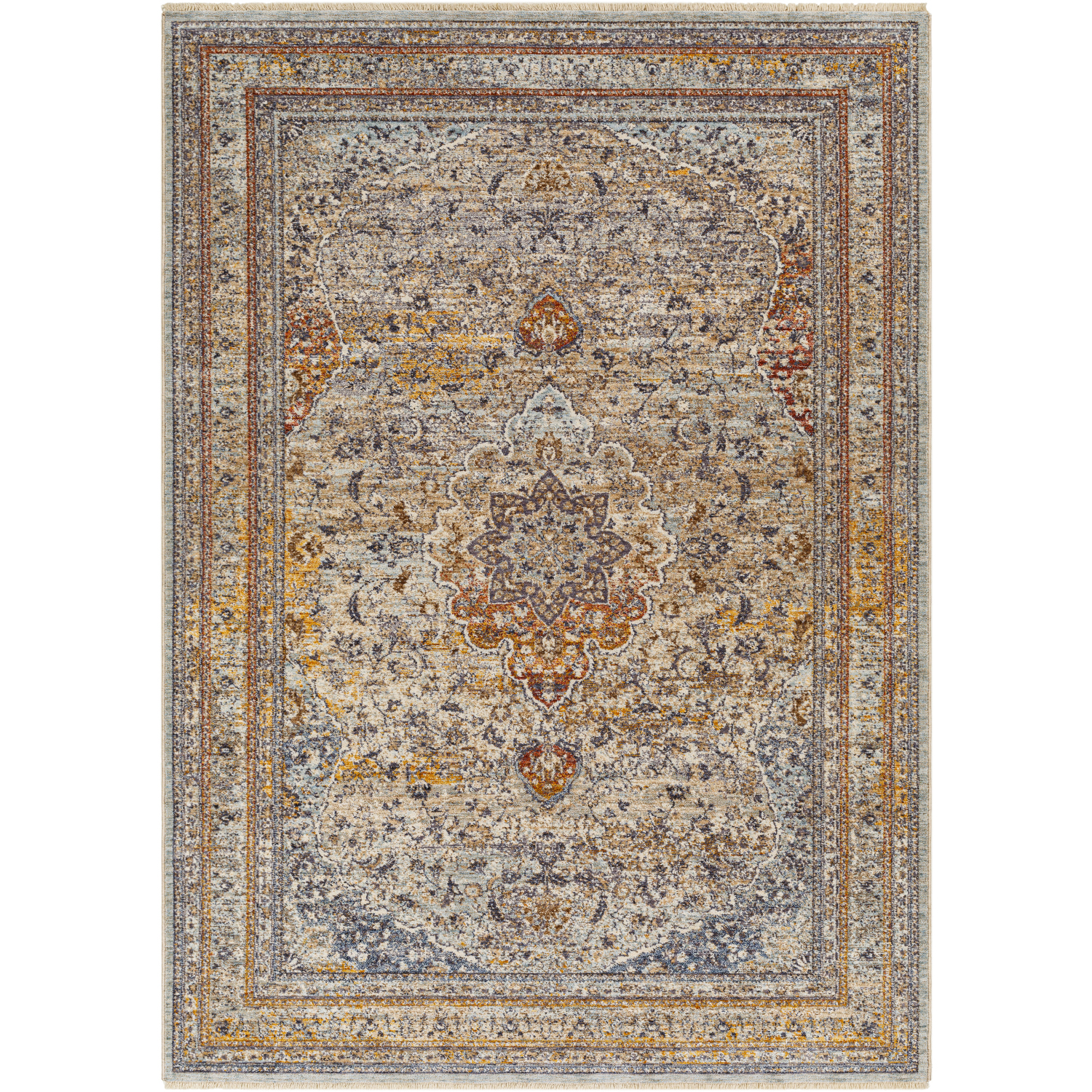 Misterio 92 X 60 inch Grey Rug, Rectangle