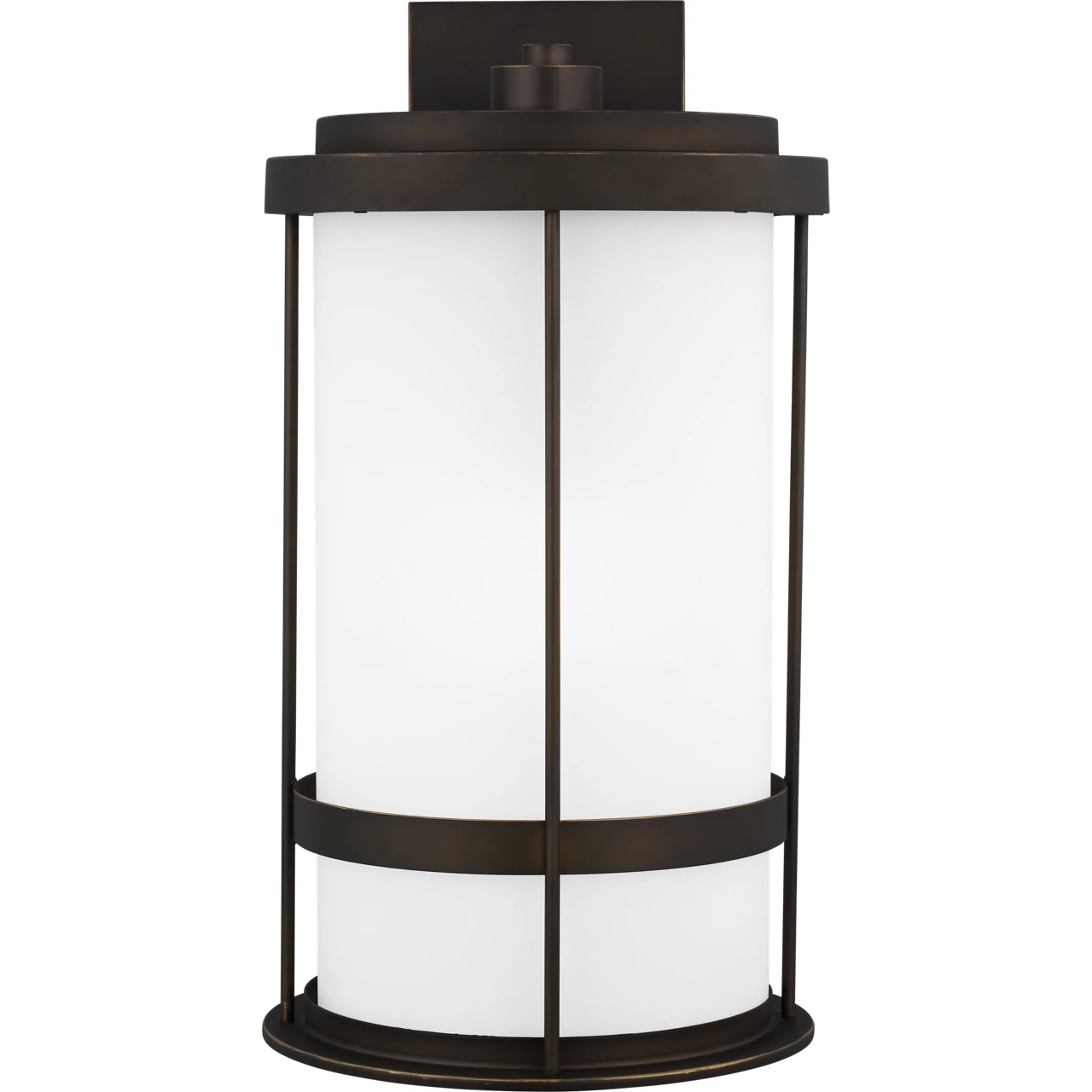 Wilburn 1 Light 24 inch Antique Bronze Outdoor Wall Lantern, Extra Large