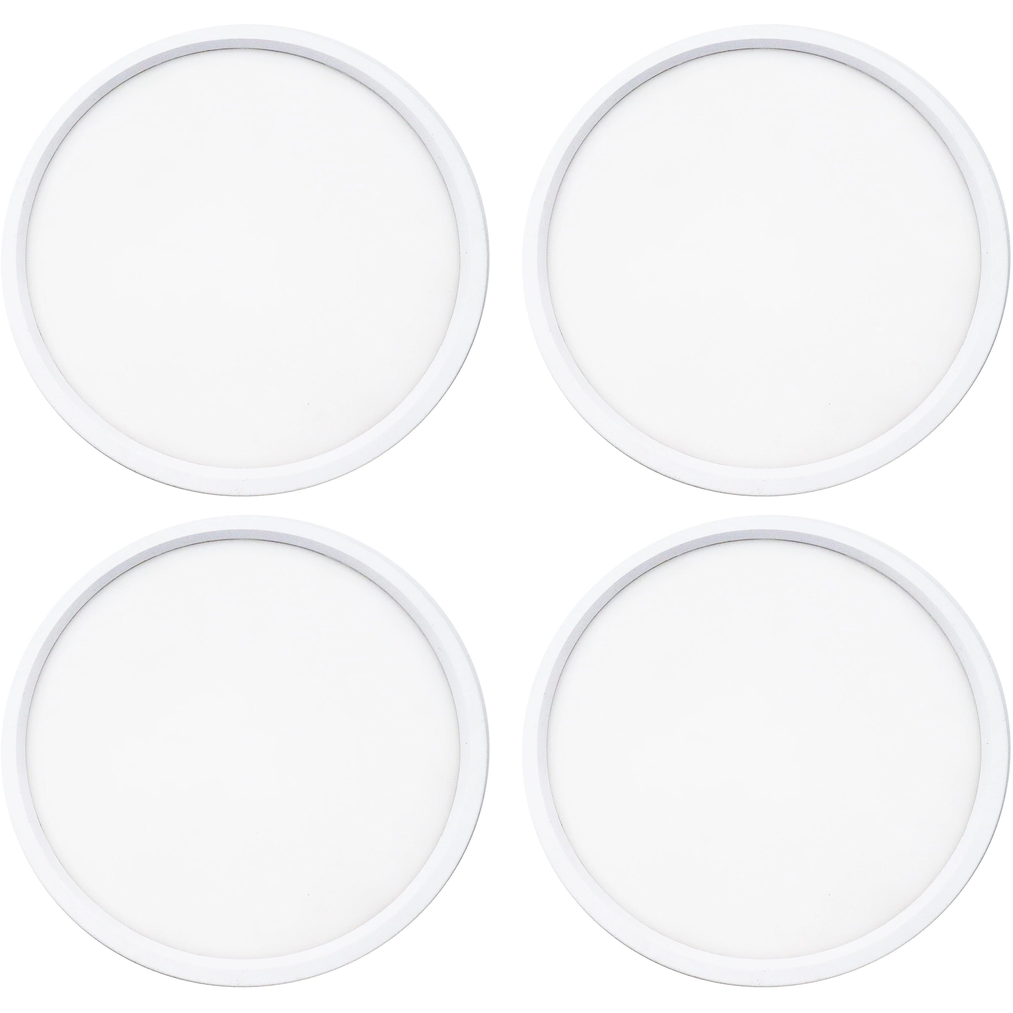 Anthony 120 LED 7 inch White Disk Light, Pack of 4