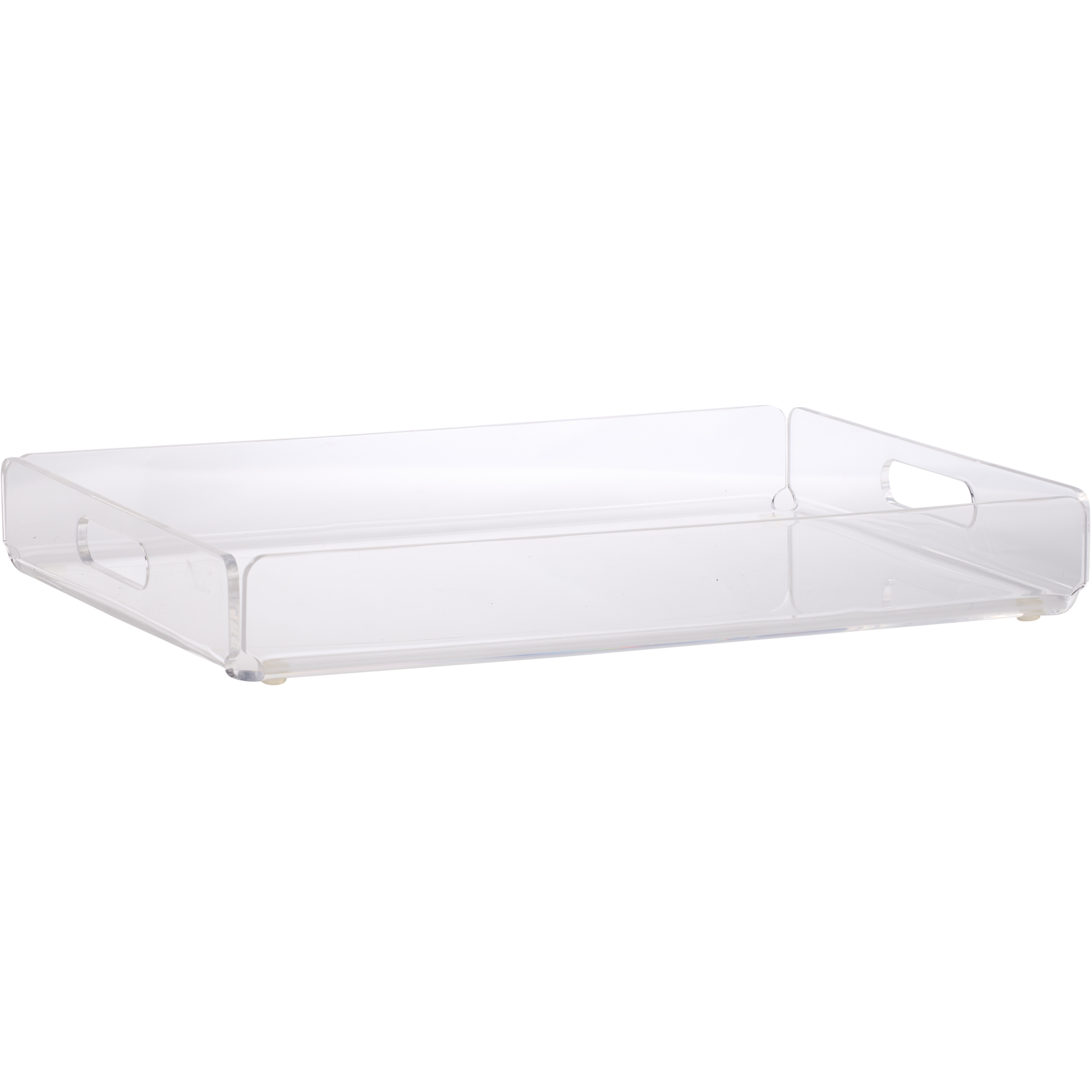 Corner Cut Clear Tray