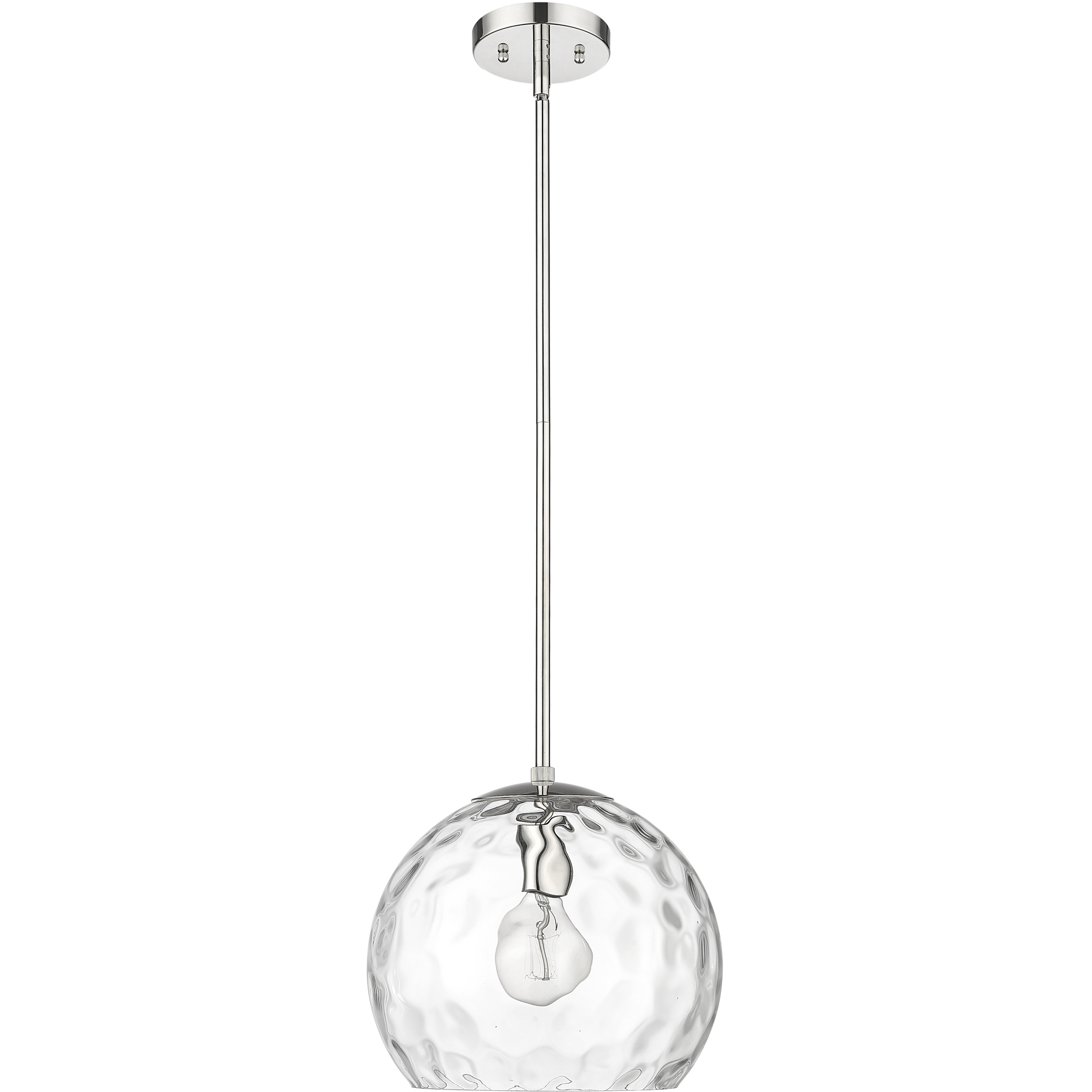 Mackenzie 1 Light 11.75 inch Polished Nickel Pendant Ceiling Light