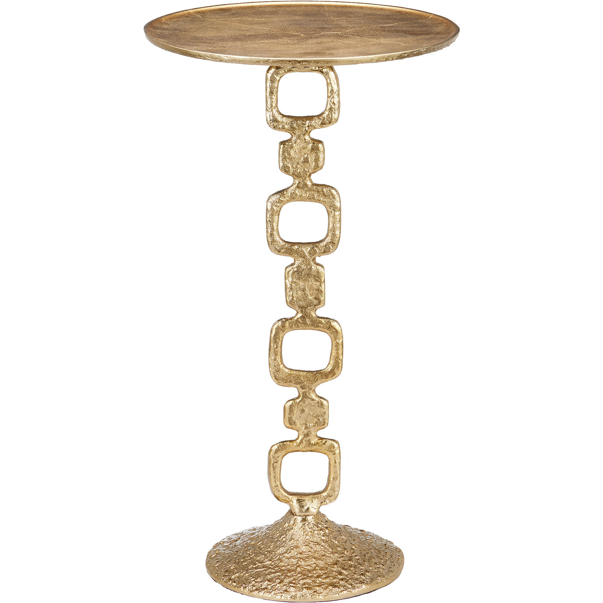 Jussi 12 inch Gold Drinks Table