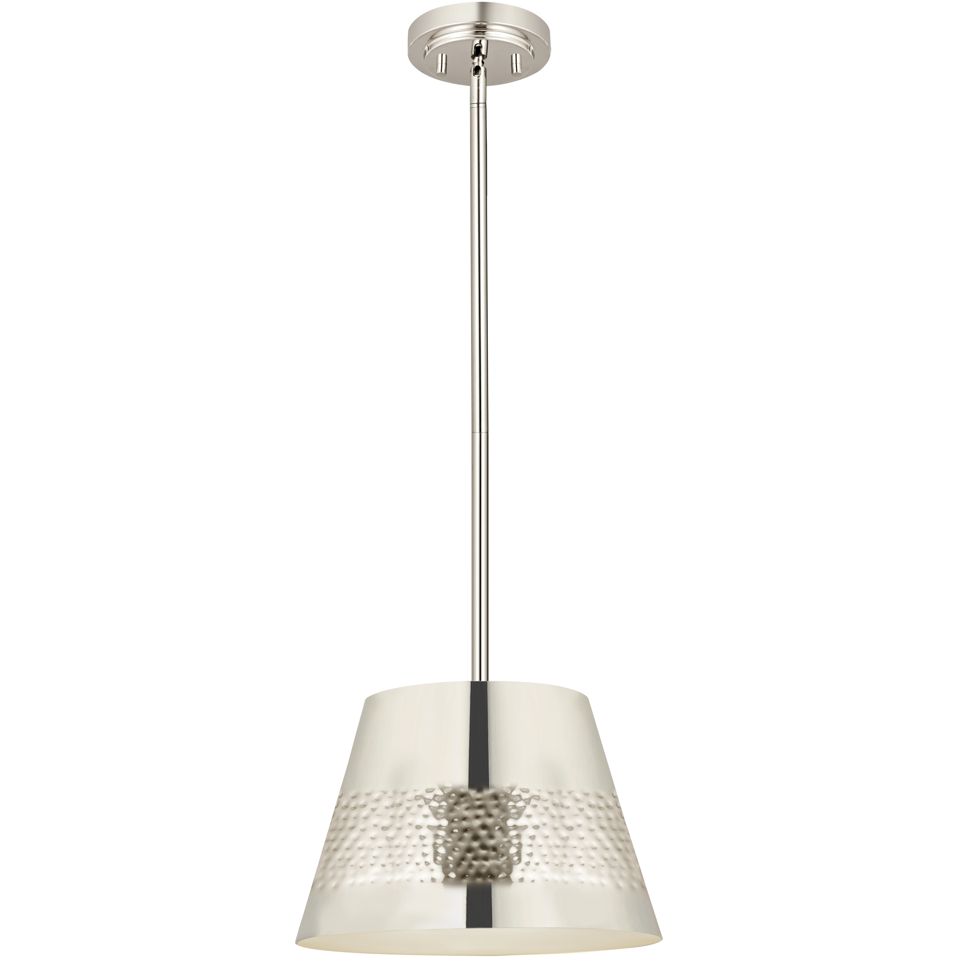 Maddox 1 Light 12 inch Polished Nickel Pendant Ceiling Light