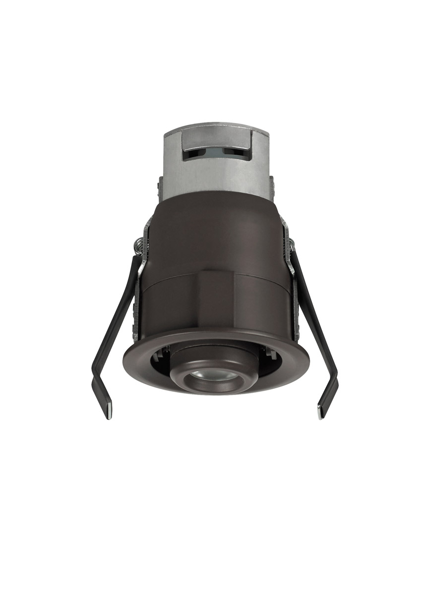 Lucarne LED Niche LED Array Painted Antique Bronze Gimbal Round Down Light, 12V 3000K