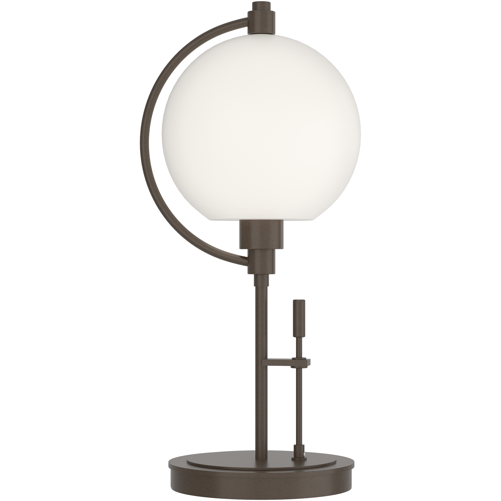 Pluto 19.3 inch 100 watt Ink Table Lamp Portable Light in Opal
