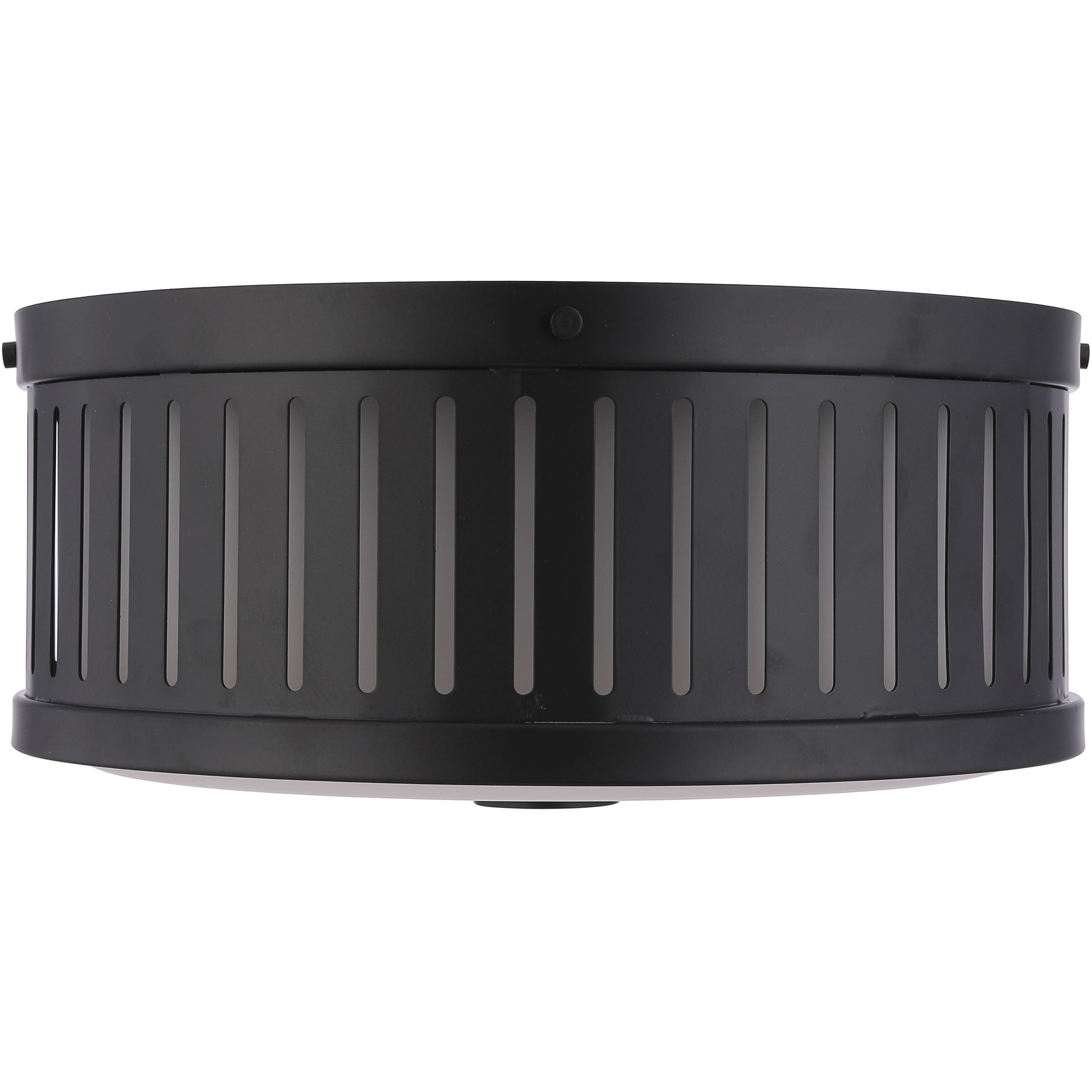 Livingston 3 Light 13 inch Flat Black Flushmount Ceiling Light
