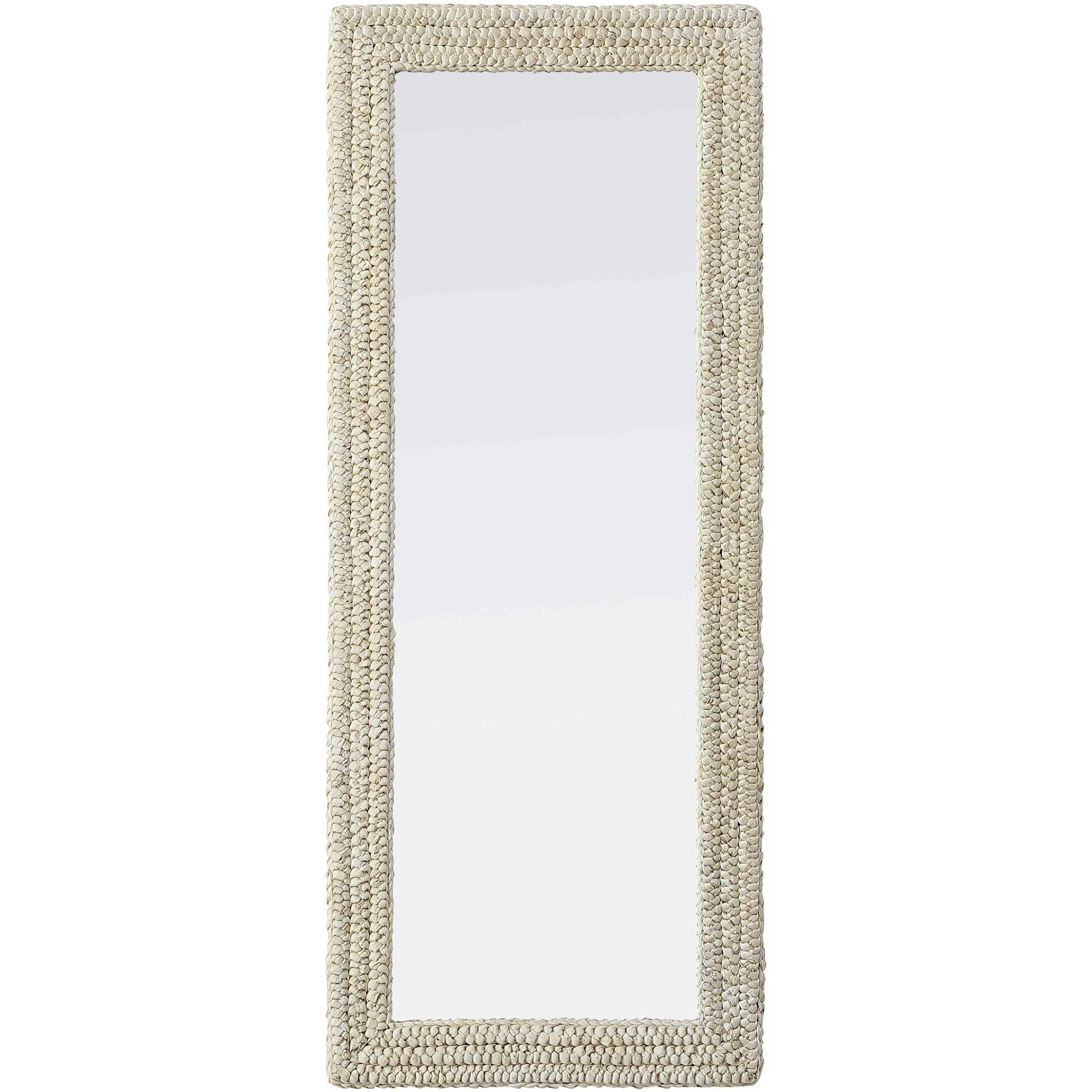 Marlowe 60 X 24 inch Linen White Mirror