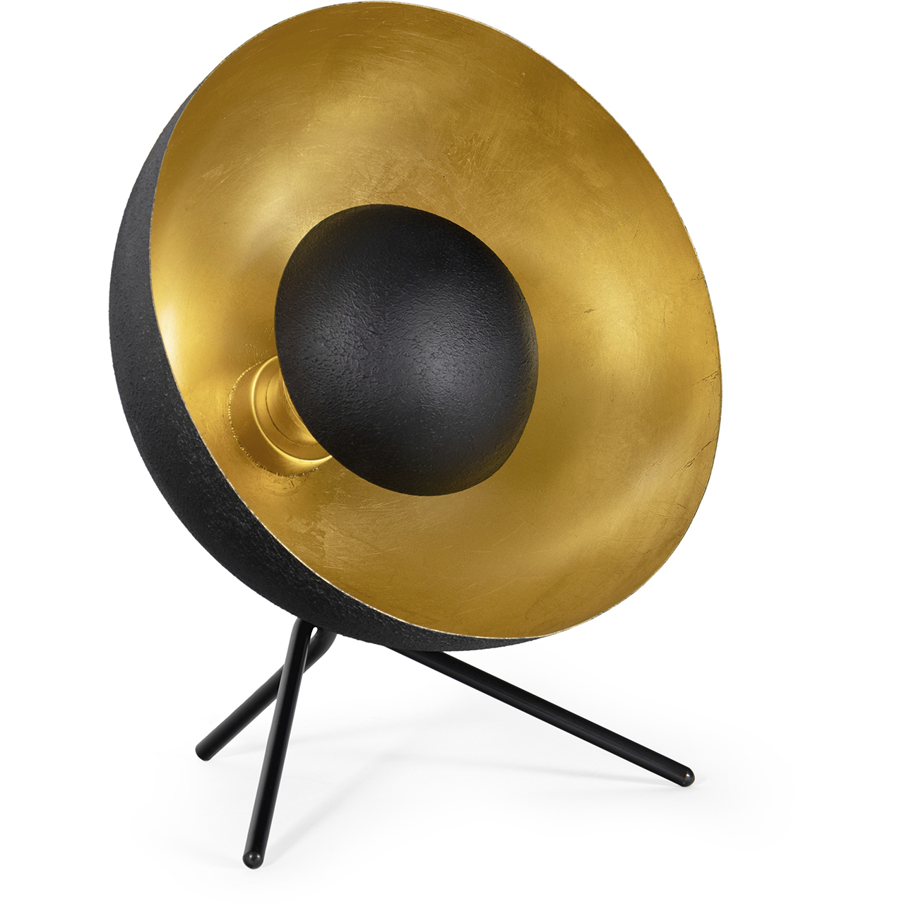 Sigmund 18.75 inch 60 watt Blackened Steel Table Lamp Portable Light