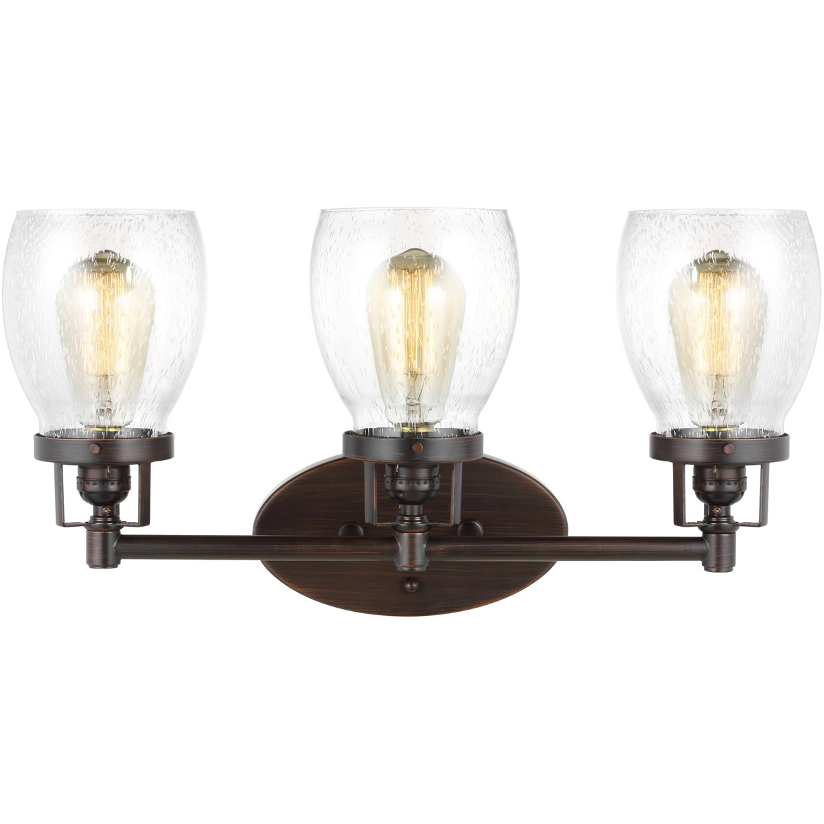 Belton 3 Light 21 inch Bronze Wall Bath Fixture Wall Light