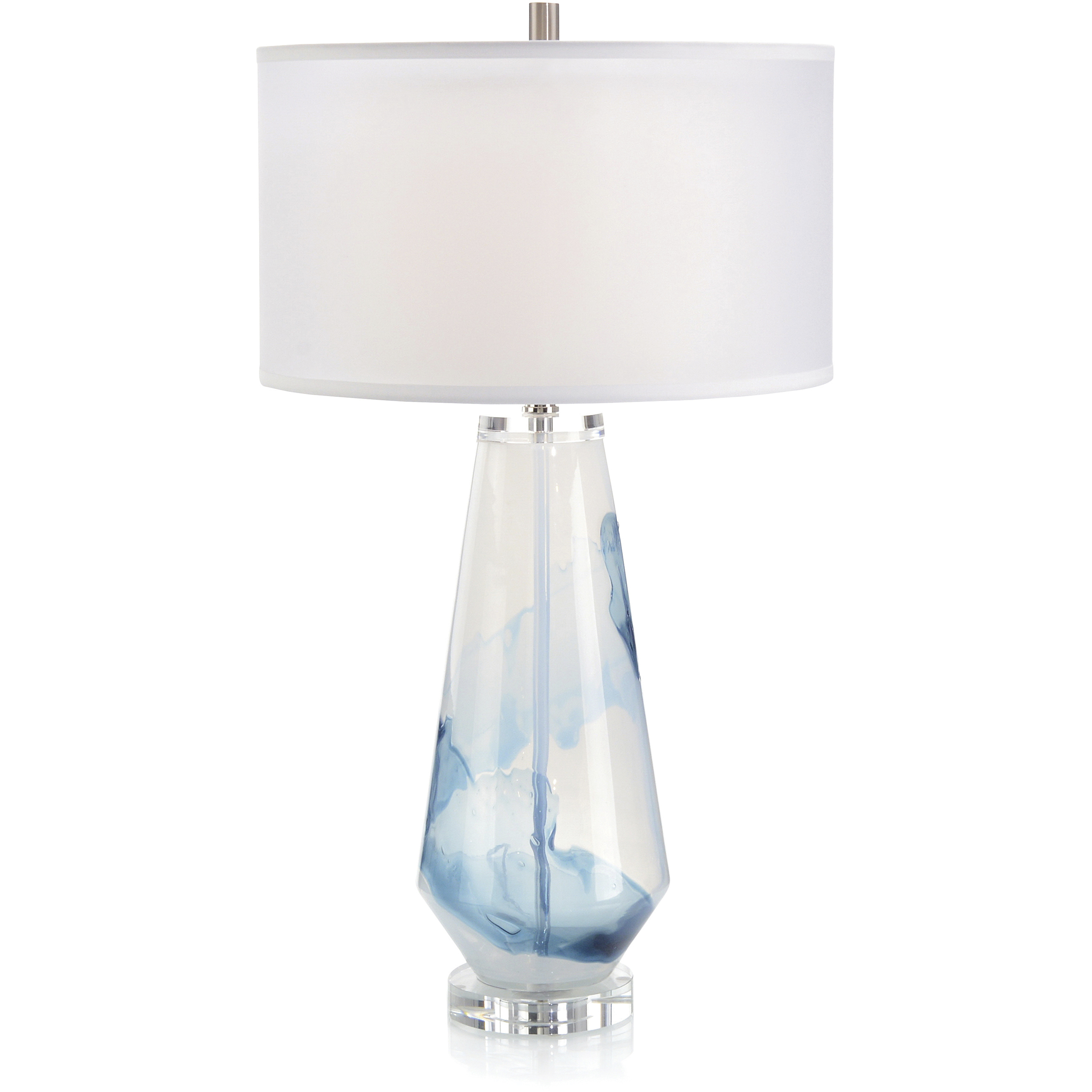 John-Richard Leah Blue Table Lamp Portable Light JRL-10034 - Open Box
