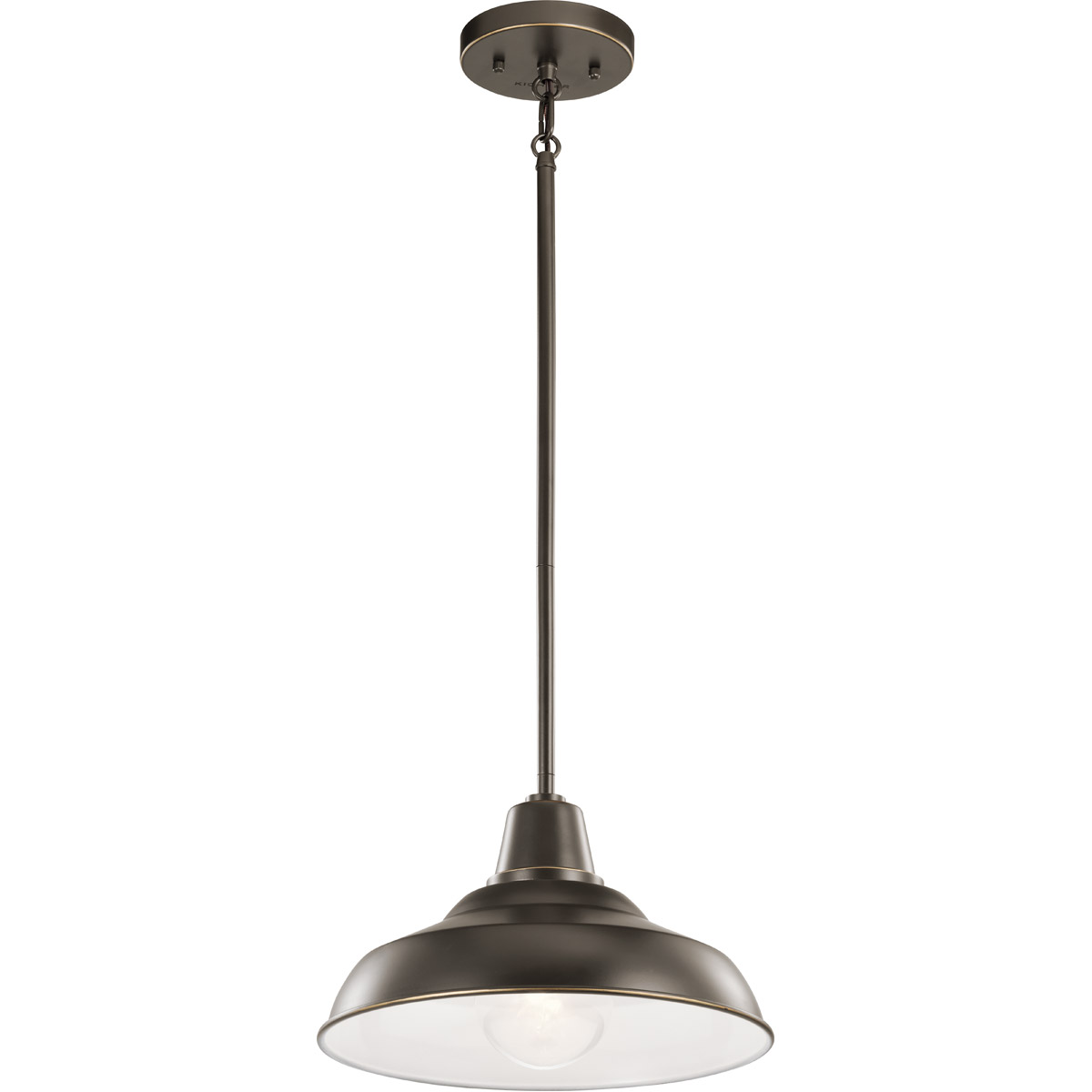 Pier 1 Light 12.5 inch Olde Bronze Pendant/Semi Flush Ceiling Light