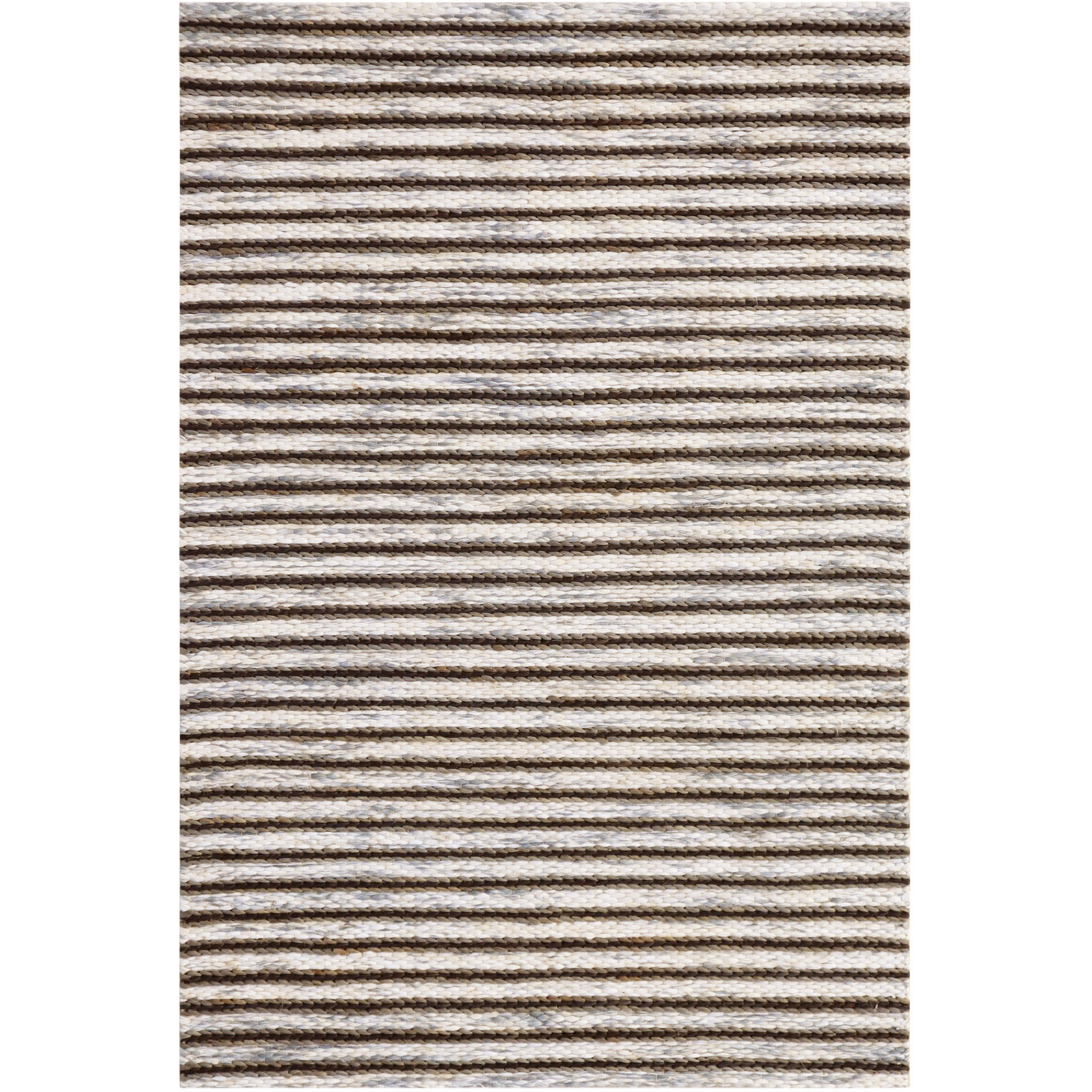 Natural Luxe 90 X 63 inch Blue Rug in 5 x 7