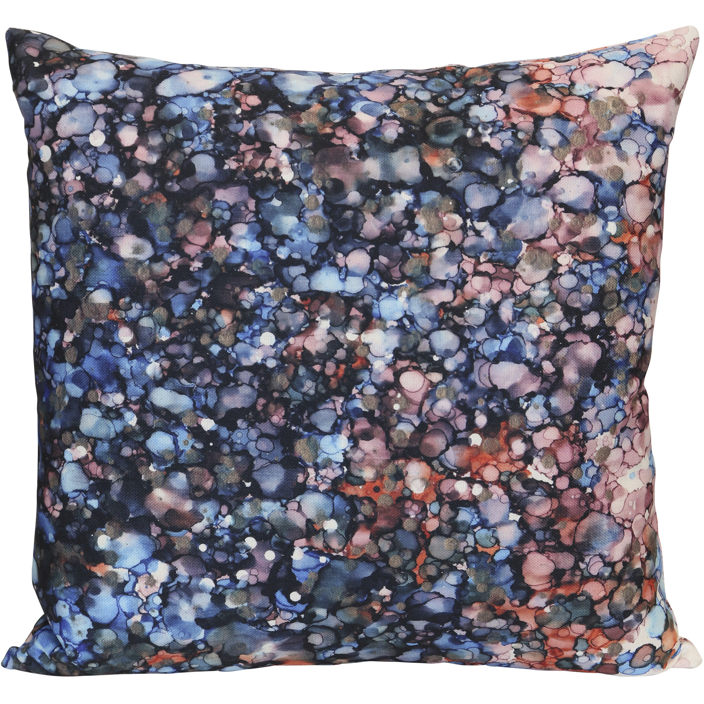 Wyatt Abstract 24 inch Multicolor Pillow in 24" x 24"
