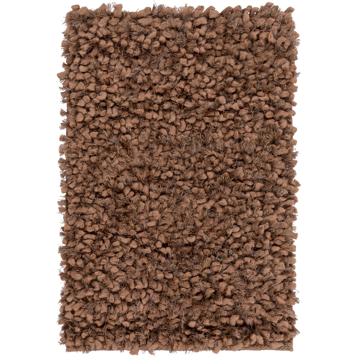 Cumulus 120 X 96 inch Camel, Dark Brown Rug