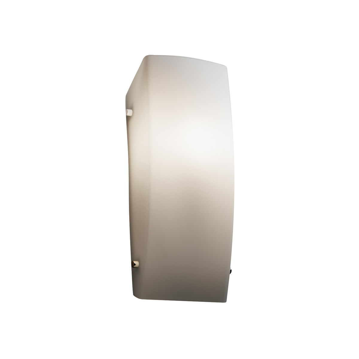 Fusion Wall Sconce Wall Light in Polished Chrome, Incandescent, Opal Fusion