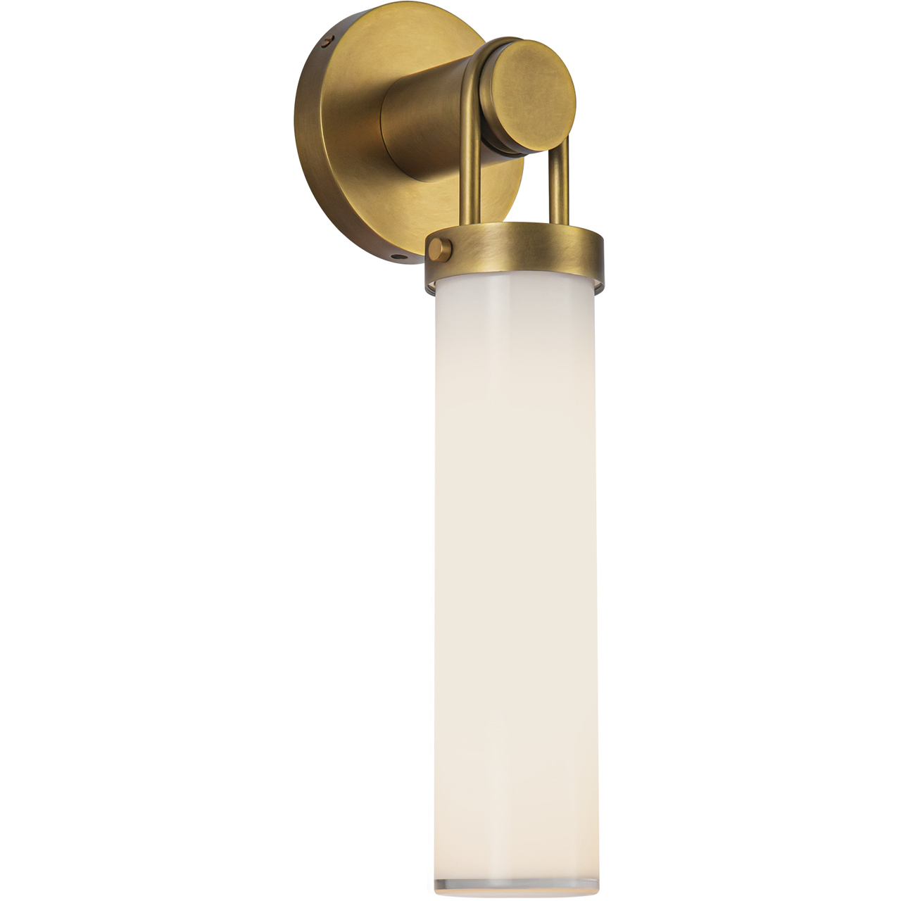 Wynwood 1 Light 3.63 inch Vintage Brass/Glossy Opal Wall/Ceiling Light Wall Light
