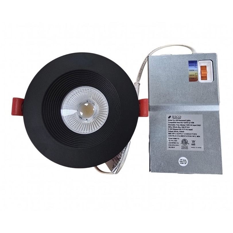 RLF Black Canless Recessed Light