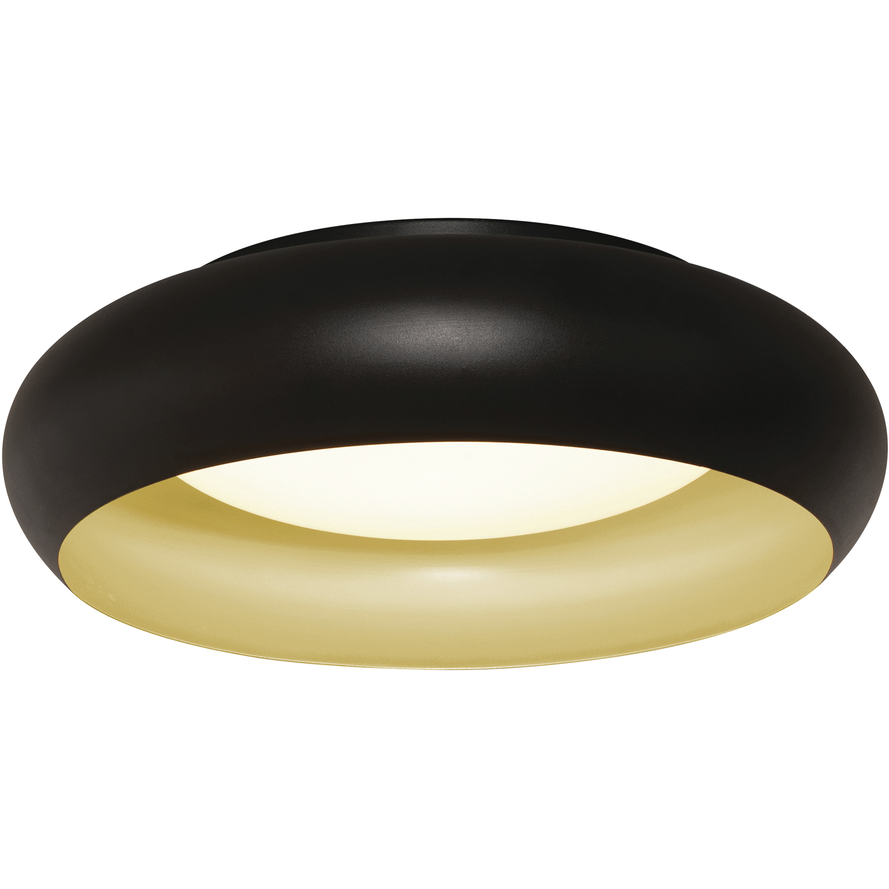 Kayce LED 15 inch Black Flush Mount Ceiling Light