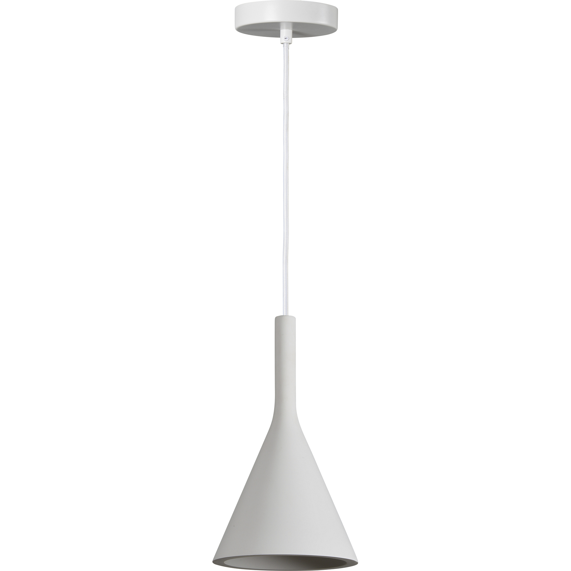 Hottah 1 Light 6.5 inch White Pendant Ceiling Light