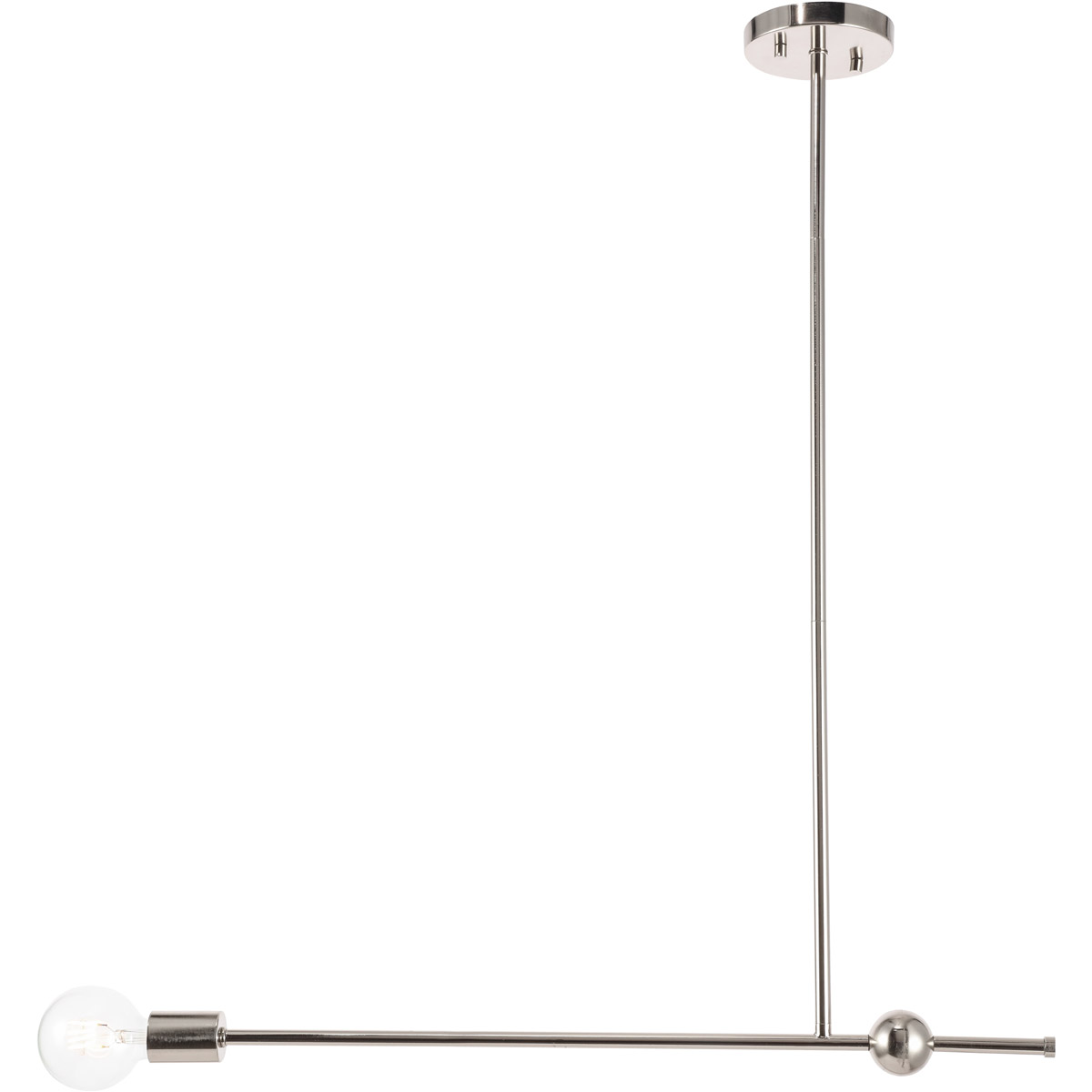 Brees 1 Light 27 inch Chrome Pendant Ceiling Light