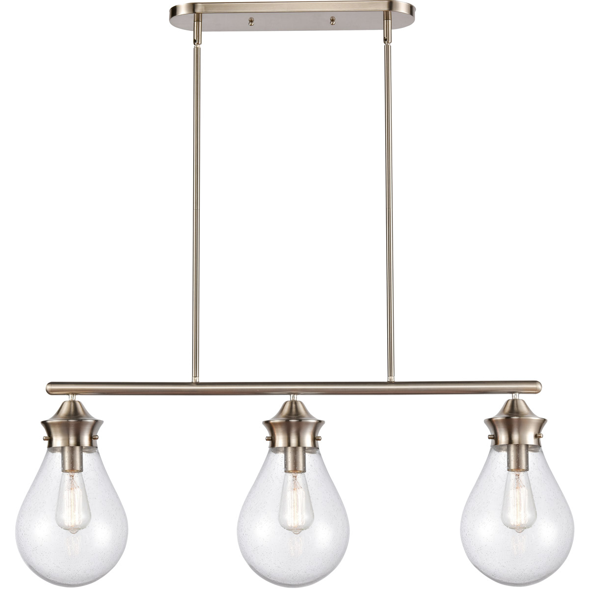 Genesis LED 39 inch Satin Nickel Island Light Ceiling Light