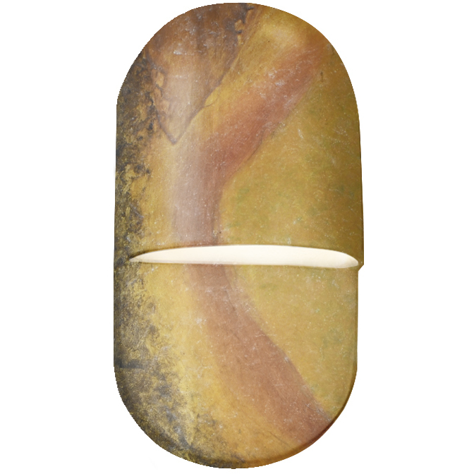 Ambiance Collection - Capsule LED 10 inch Harvest Yellow Slate Outdoor Wall Sconce, Form+Finish+Function