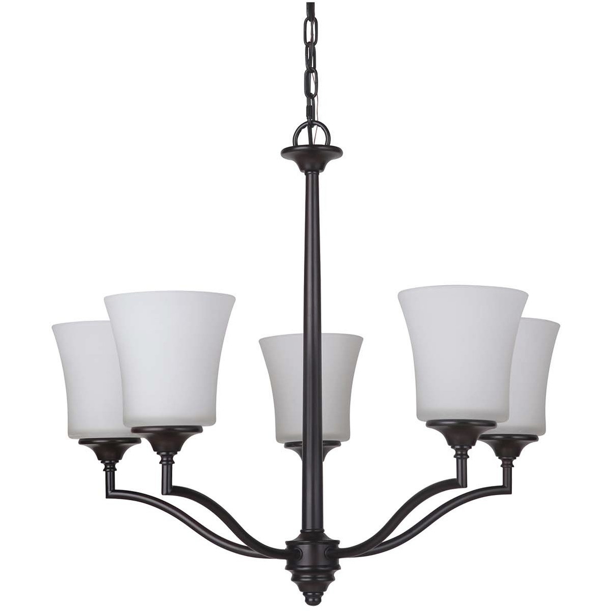 Helena 5 Light 25.5 inch Oiled Bronze Chandelier Ceiling Light, Jeremiah