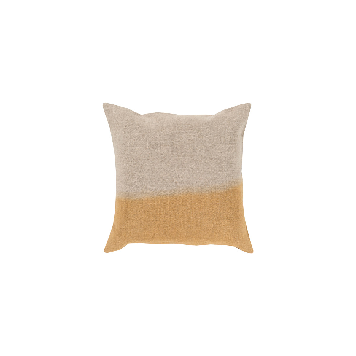 Dip Dyed 18 X 18 inch Khaki/Tan Pillow Kit