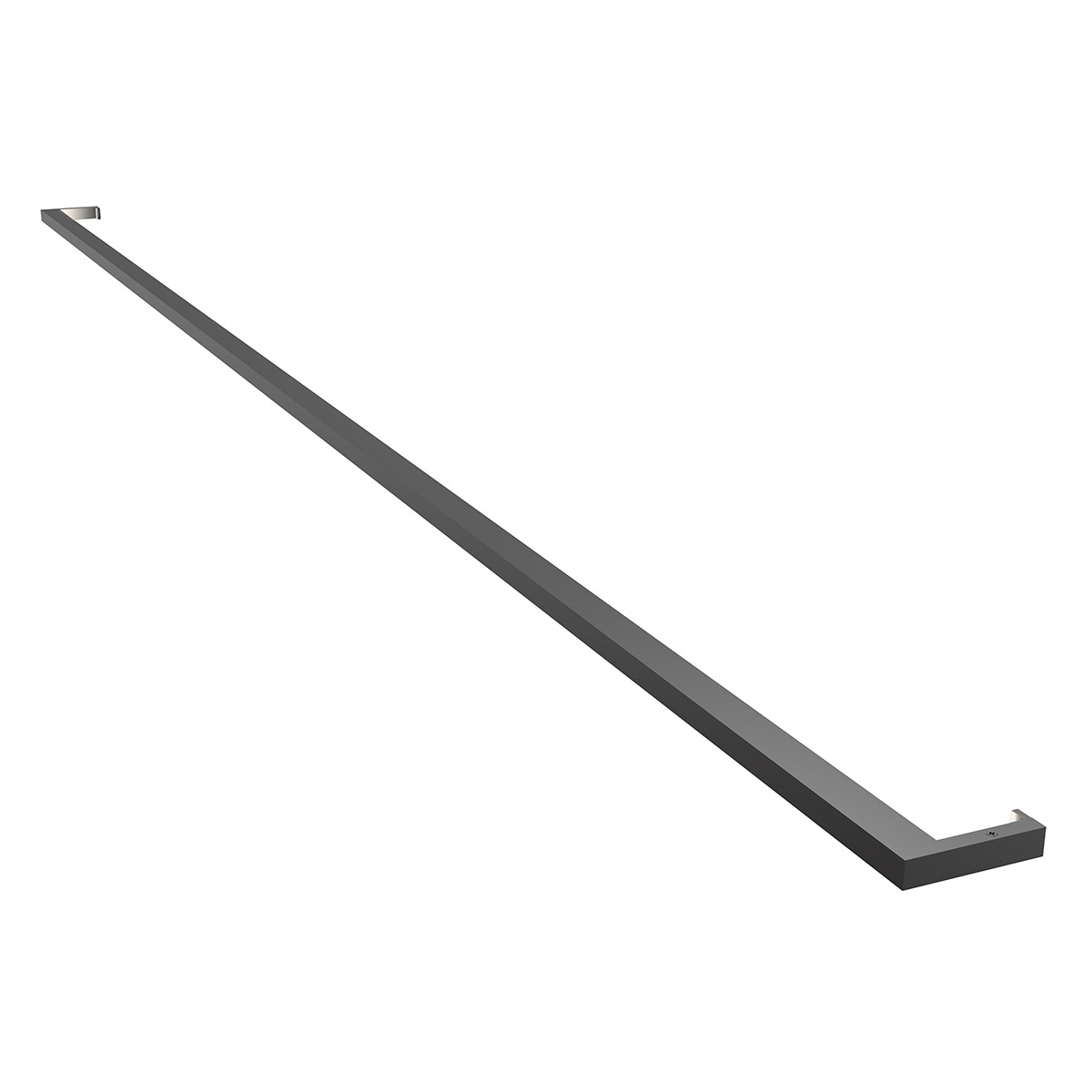 Thin-Line LED 96 inch Satin Black Wall Bar Wall Light in 8ft., 3000K