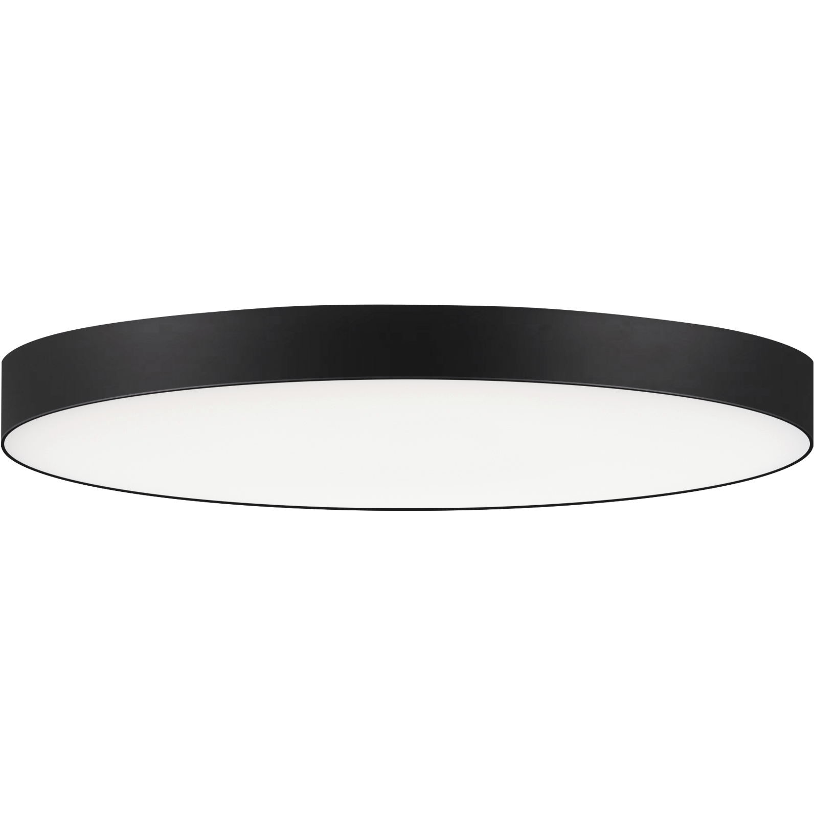 Trim LED 9 inch Black Flush Mount Ceiling Light