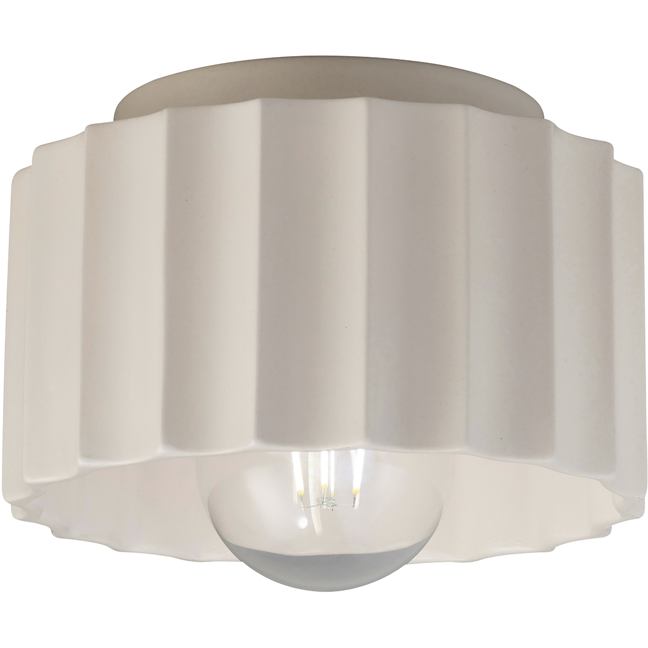 Radiance Collection 1 Light 8 inch Reflecting Pool Outdoor Flush-Mount