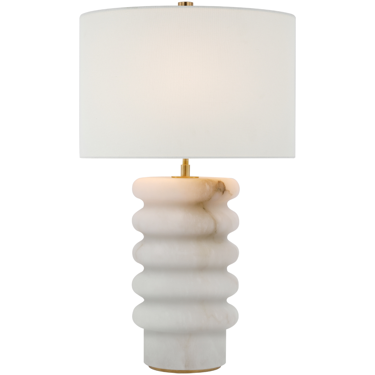 Kelly Wearstler Onda 28.75 inch 15 watt Alabaster Table Lamp Portable Light, Medium