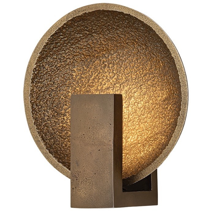 Sol 1 Light 8 inch Patina Brass ADA Wall Sconce Wall Light