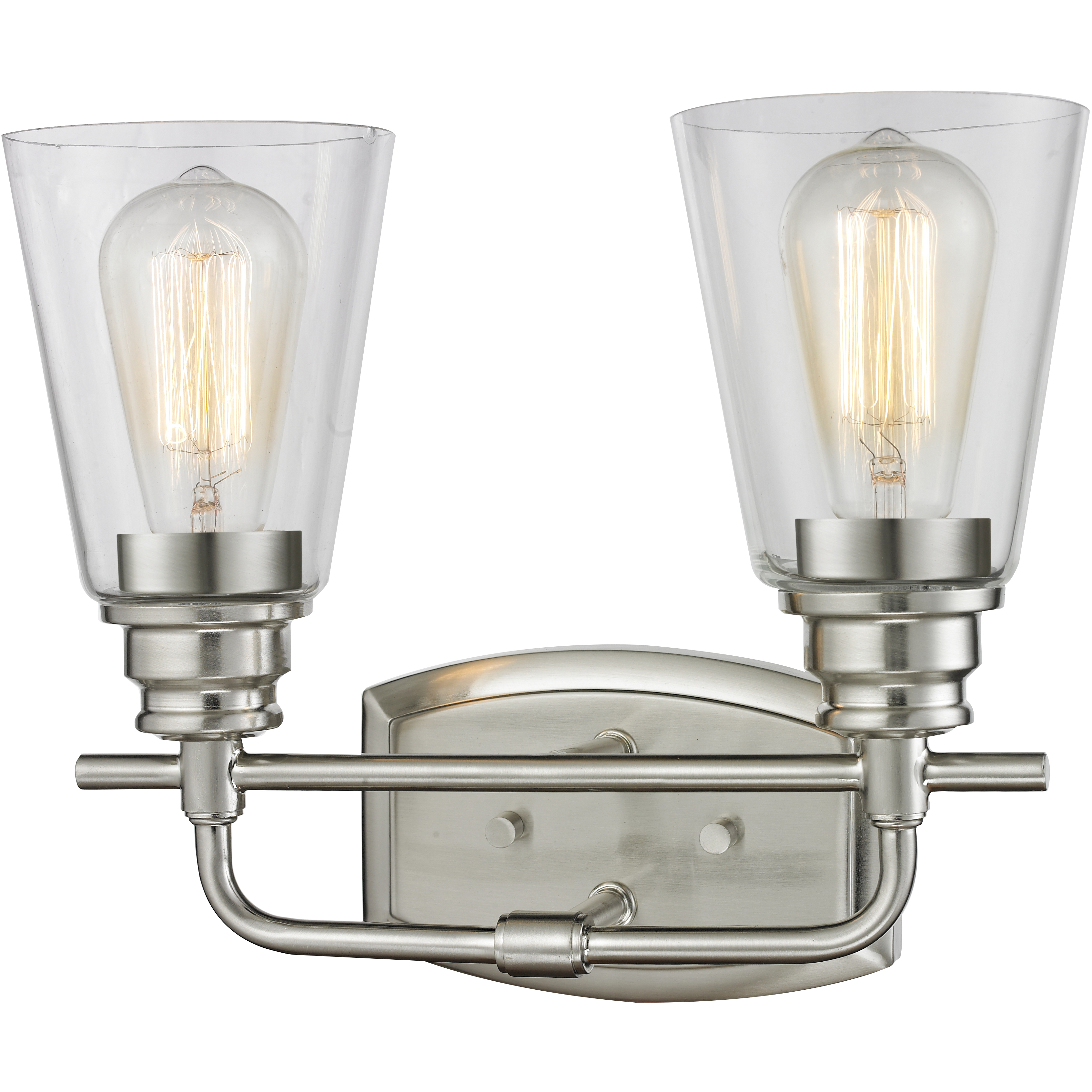 Annora 2 Light 13.13 inch Brushed Nickel Vanity Wall Light