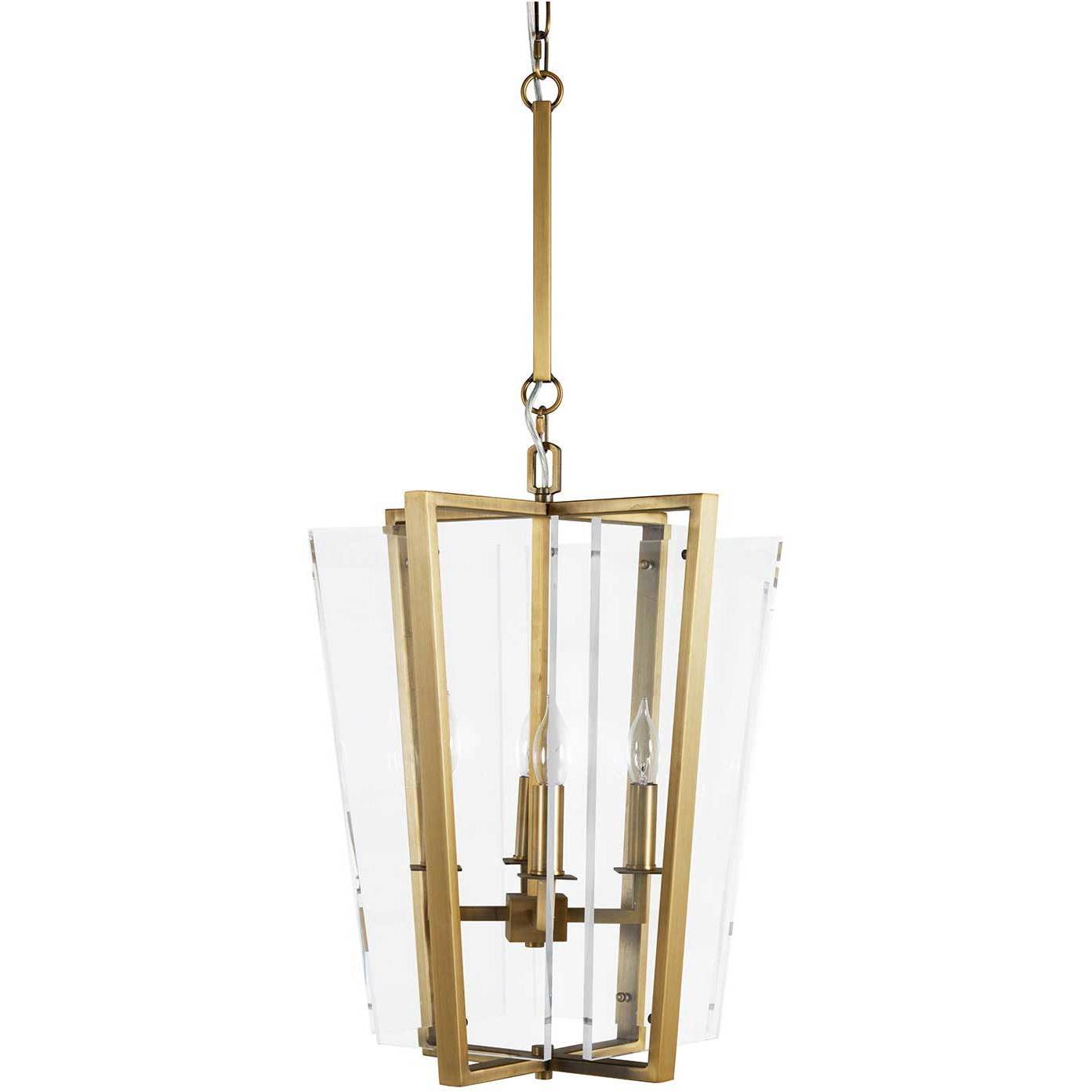 Melissa 4 Light 14.25 inch Matte Antique Brass Chandelier Ceiling Light