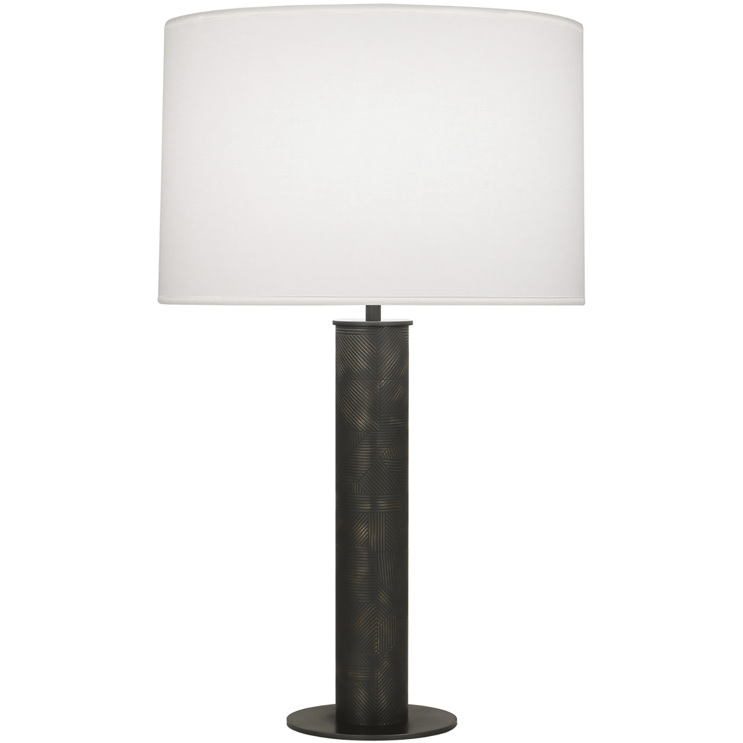 Michael Berman Brut 28.75 inch 150 watt Deep Patina Bronze Table Lamp Portable Light