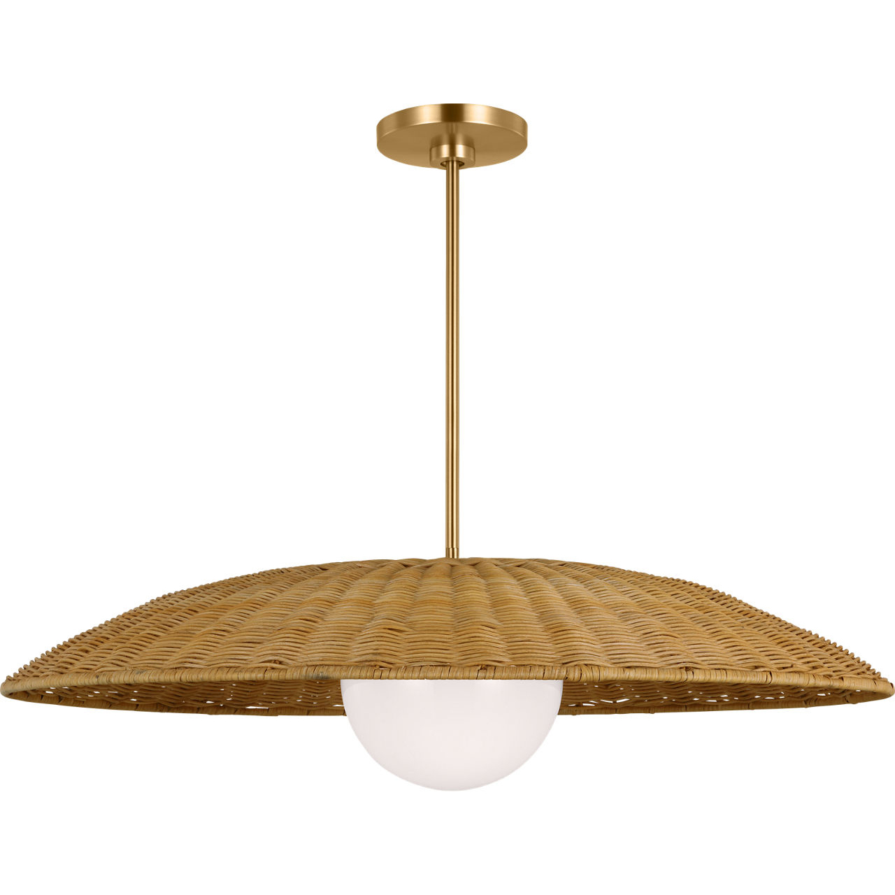 kate spade new york Mari 1 Light 31.63 inch Burnished Brass Pendant Ceiling Light