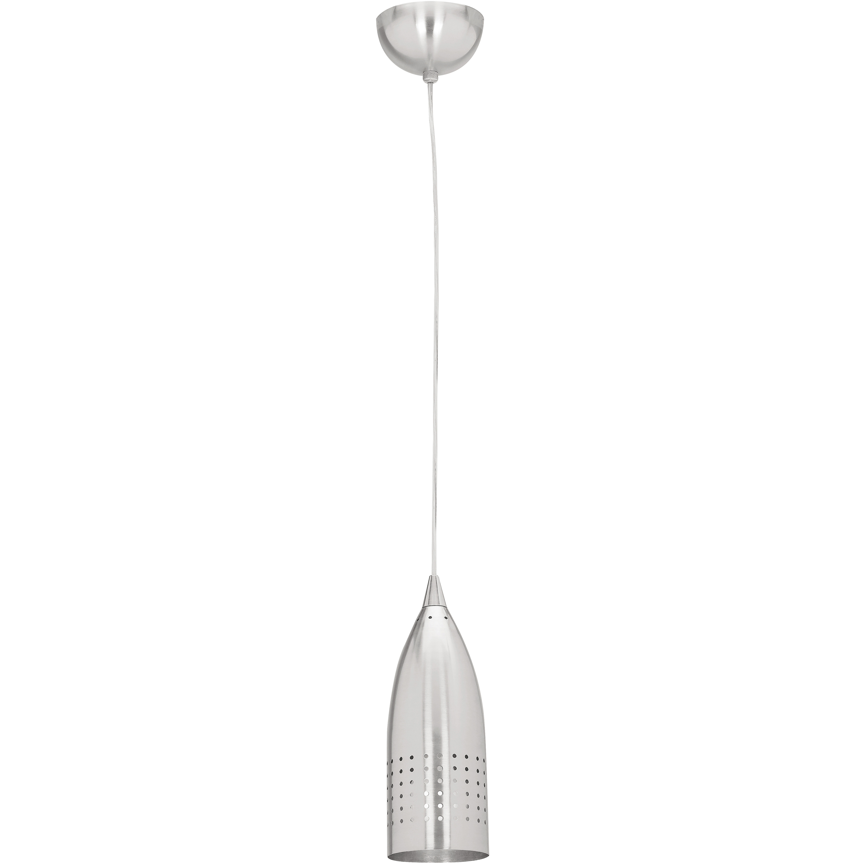 Tomahawk LED 4.5 inch Brushed Steel Pendant Ceiling Light