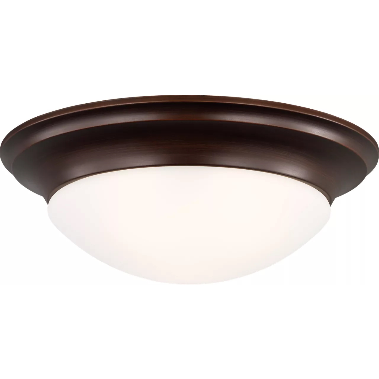 Nash 3 Light 16.75 inch Bronze Flush Mount Ceiling Light