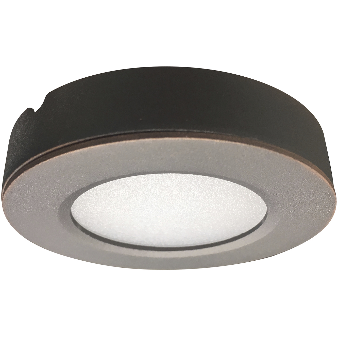 Josh 12 LED 3 inch Bronze LED Puck Light in 4000K, 12V