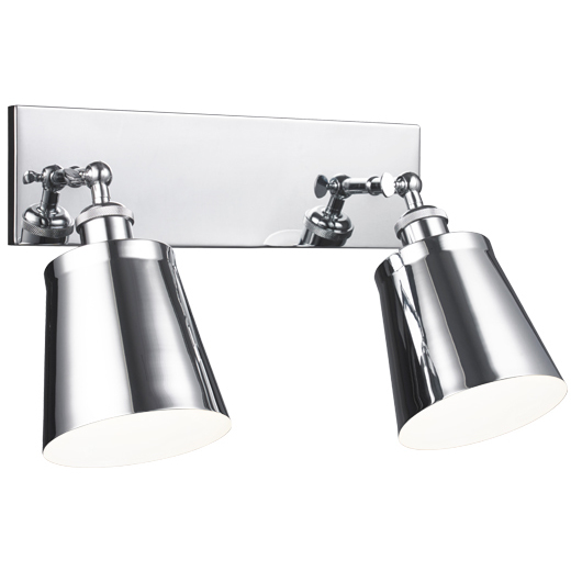 Kinsley 2 Light 17.38 inch Chrome Wall Sconce Wall Light