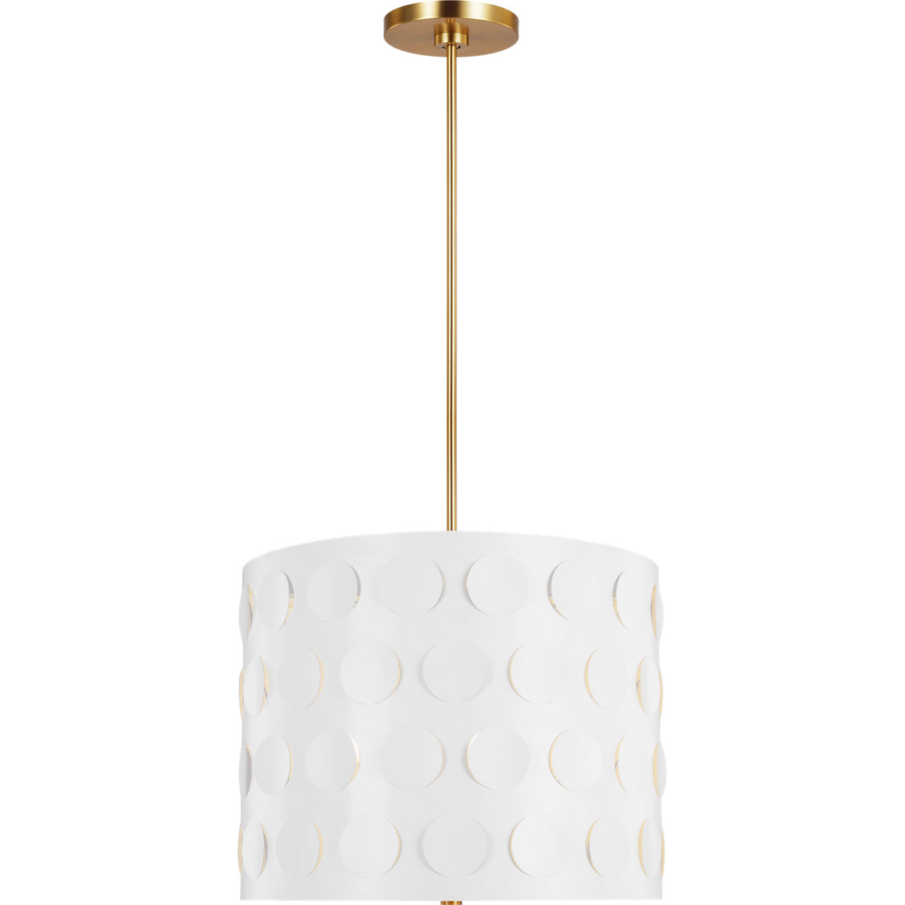 kate spade new york Dottie 3 Light 20.25 inch Burnished Brass Pendant Ceiling Light
