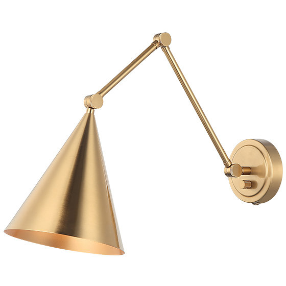 Pearson 1 Light 7.88 inch Aged Gold Brass Wall Sconce Wall Light