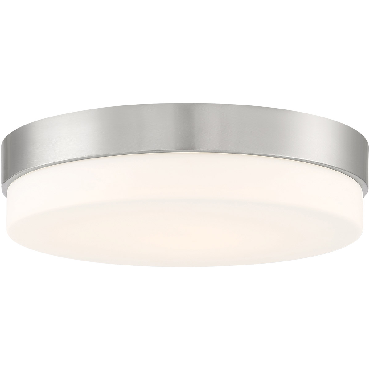 Roma LED 11 inch Brushed Steel Flush Mount Ceiling Light