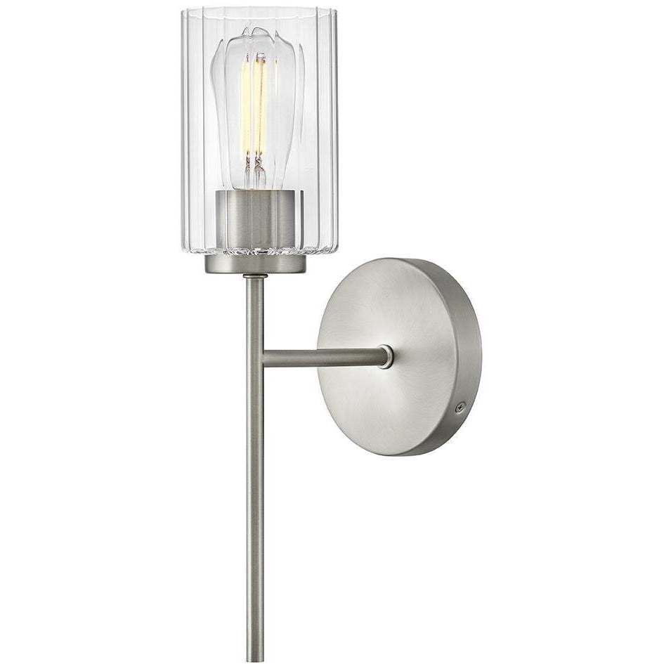 Leta 1 Light 7.5 inch Brushed Nickel Bath Light Wall Light