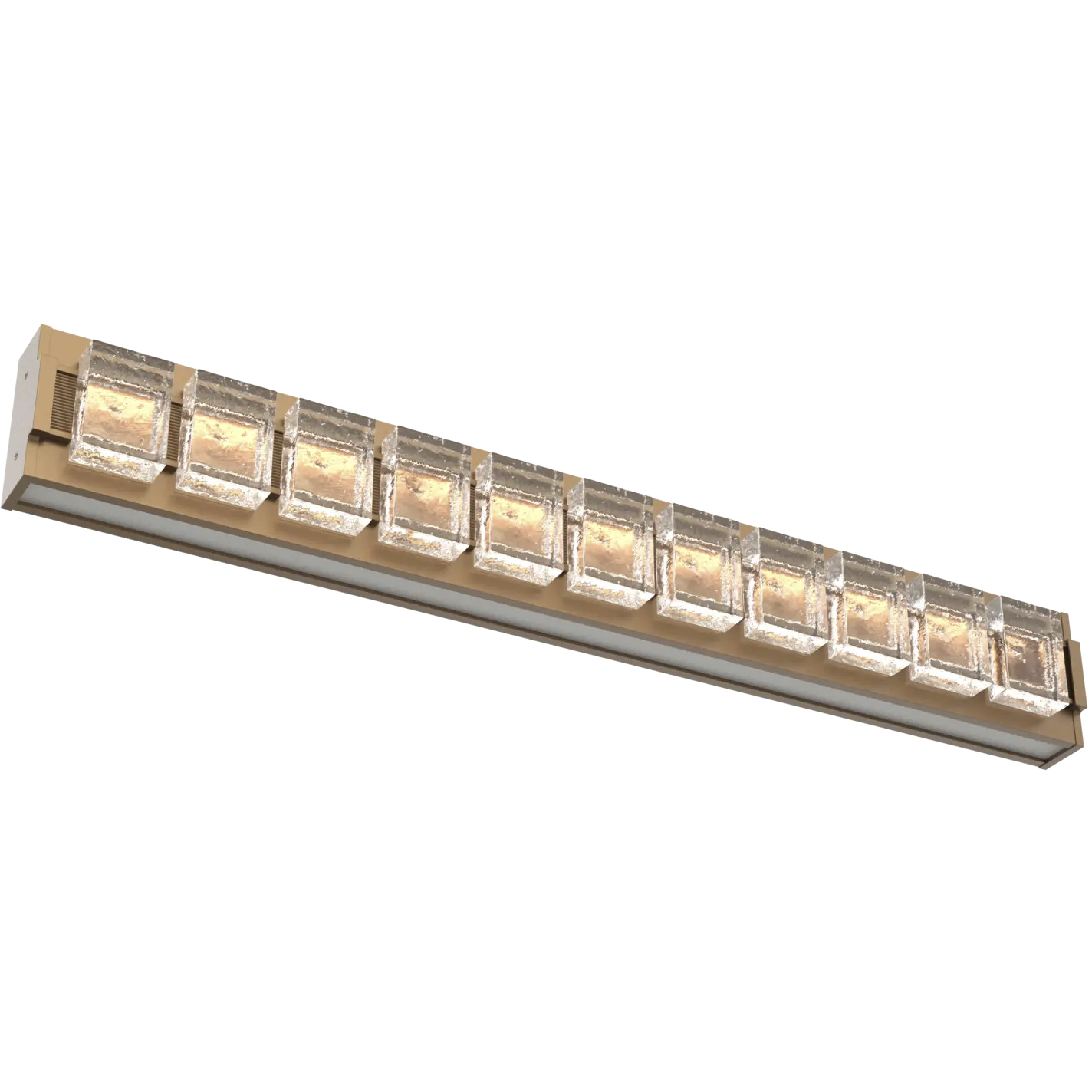 Tessera LED 38 inch Novel Brass with Salt White Vanity Light Wall Light