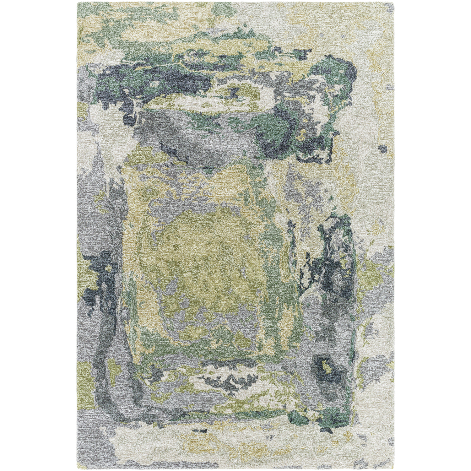 Kavita 120 X 96 inch Ash / Sage / Light Silver Handmade Rug in 8 x 10
