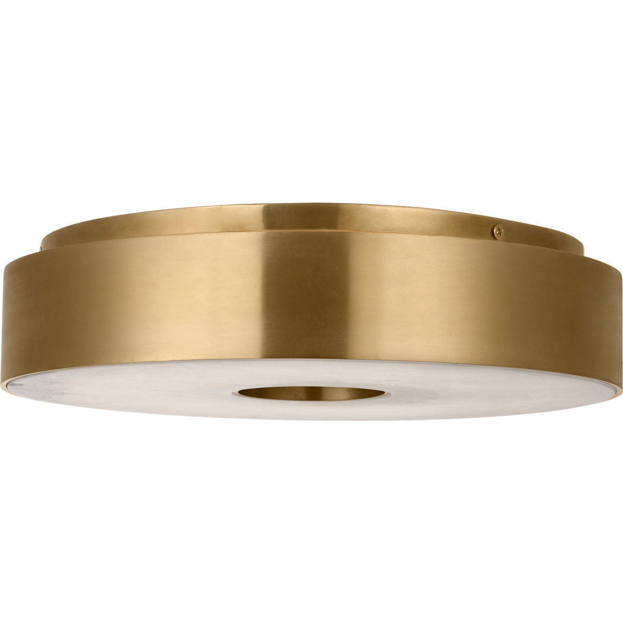 Kelly by Kelly Wearstler Wyllis LED 12 inch Hand Rubbed Antique Brass Flush Mount Ceiling Light