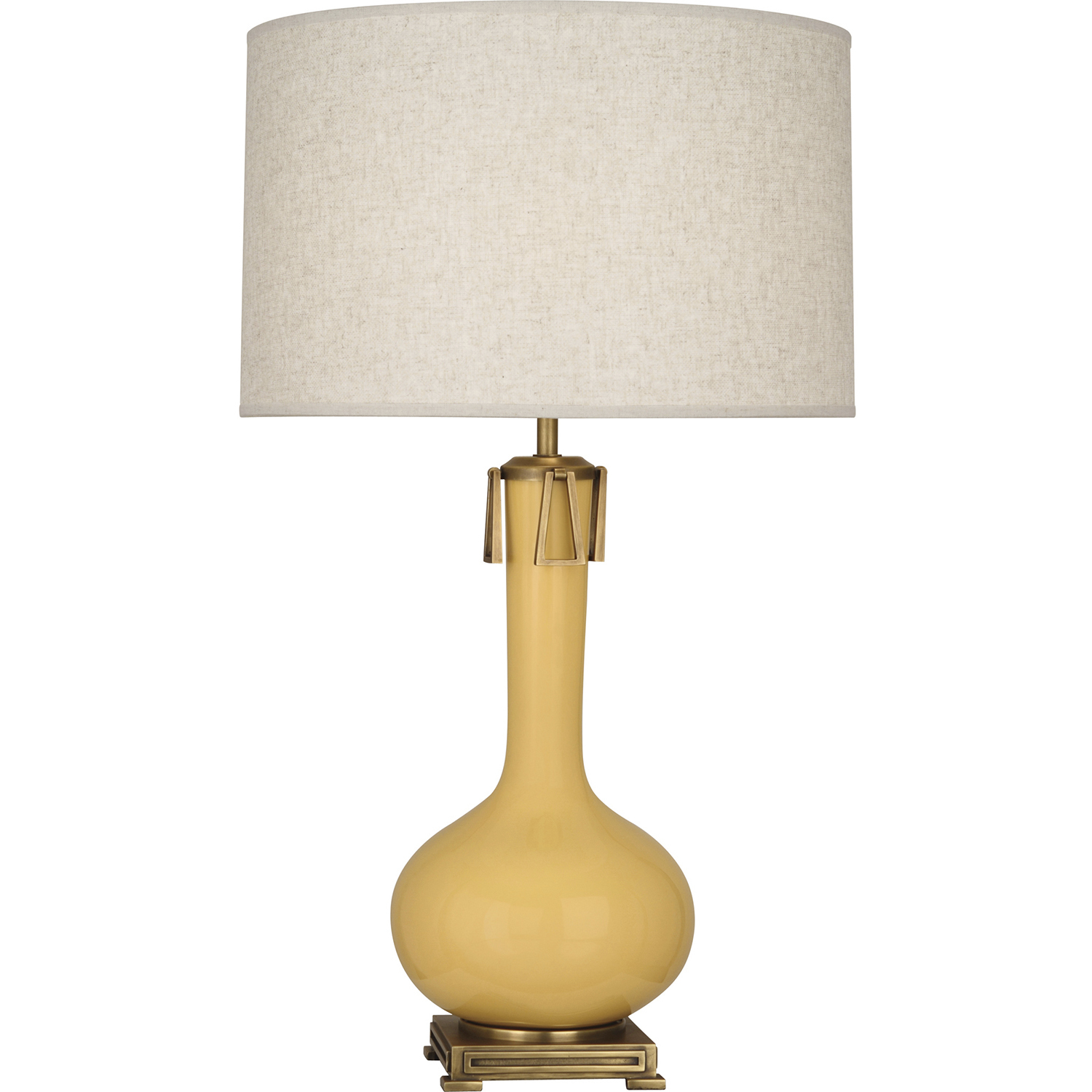 Athena 31.63 inch 150 watt Sunset Yellow Table Lamp Portable Light