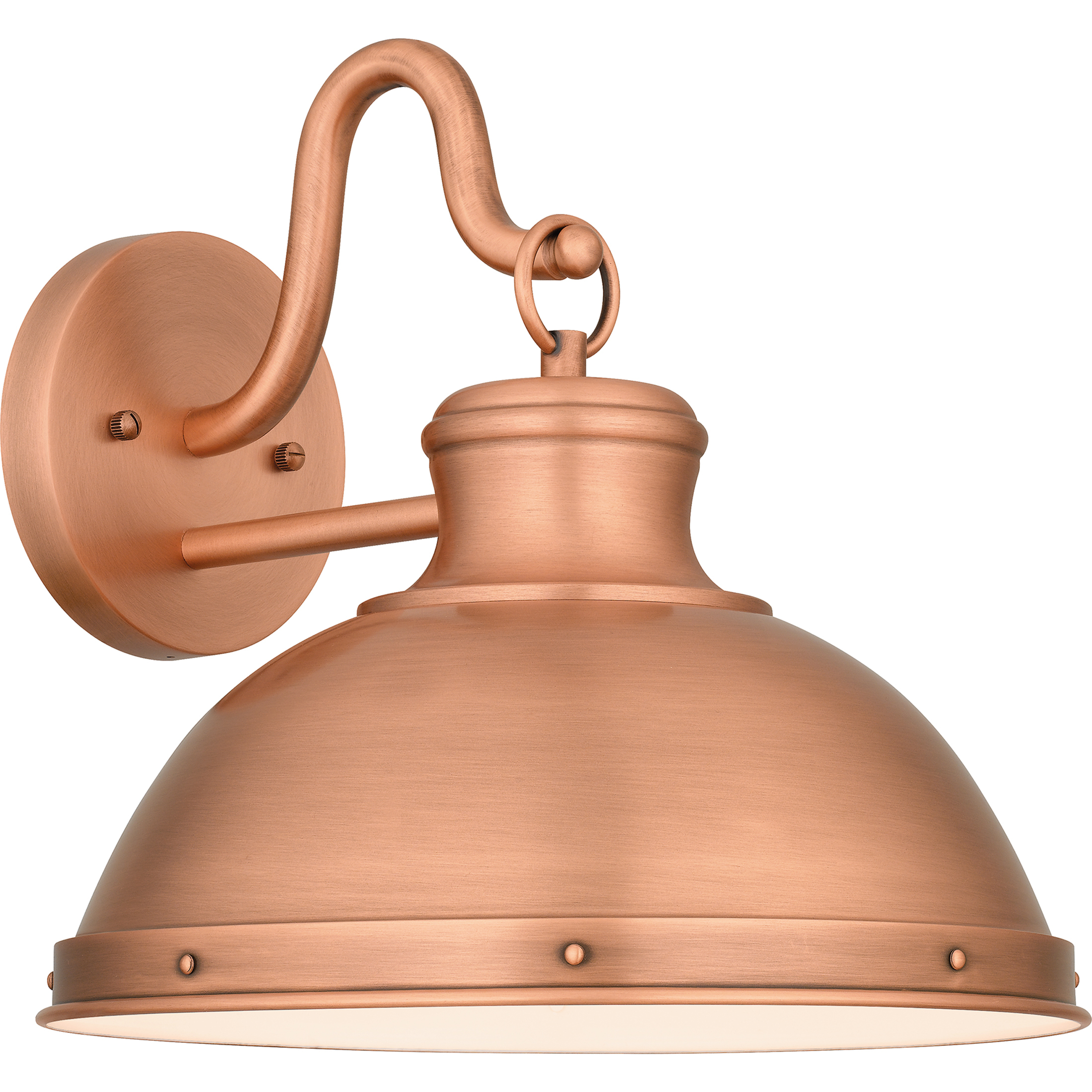 Jameson 1 Light 12 inch Aged Copper Outdoor Wall Lantern